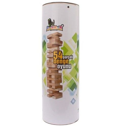 Toptan Oyuncak Silindir Denge Oyunu 54 Parça