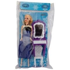 Toptan Oyuncak Snow Cıty Kartela Makyaj Masalı Bebek