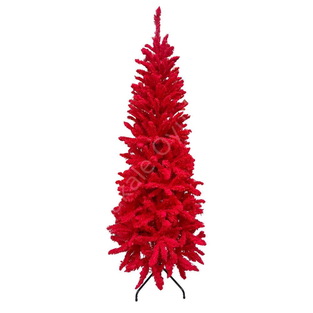 Toptan Kırmızı Yılbaşı Ağacı 180cm 650 Dal