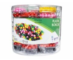 Toptan Plastik Boncuk 8 mm