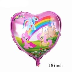 Toptan Folyo Balon Kalpli Pony Model