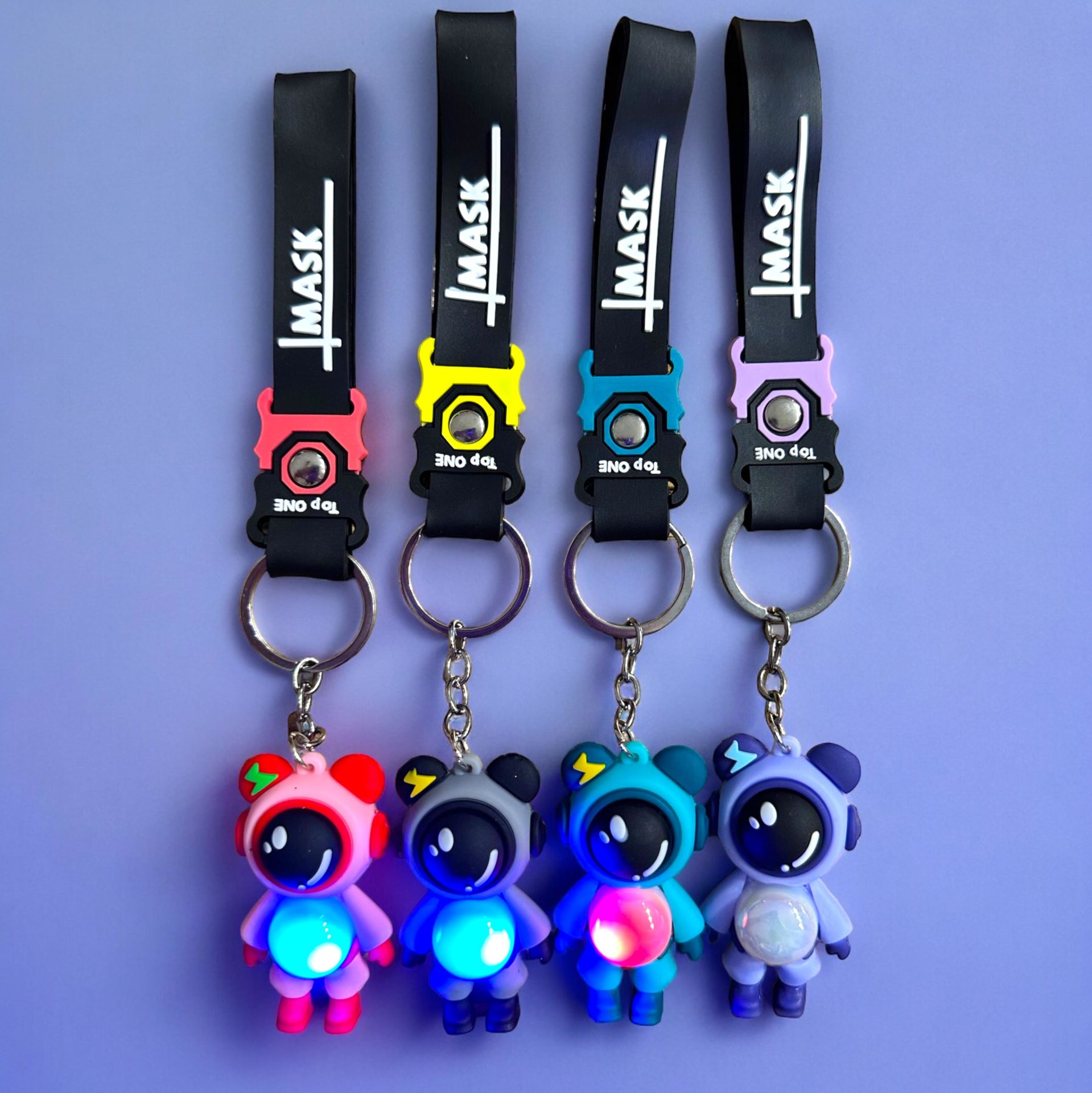 Toptan Işıklı Anahtarlık Astronot Model