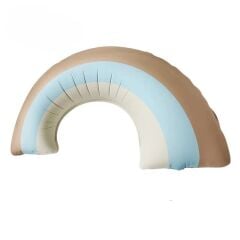 Toptan Folyo Balon Retro Mavi Gökkuşağı