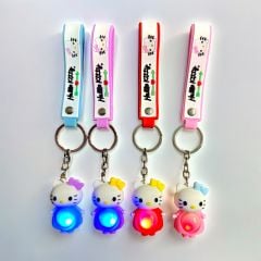 Toptan Işıklı Anahtarlık Hello Kitty Model