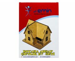 Toptan Boyama Ahşap Villa Ev Seti