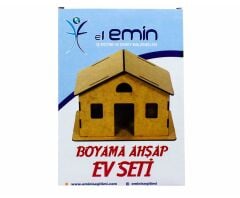Toptan Boyama Ahşap Ev Seti