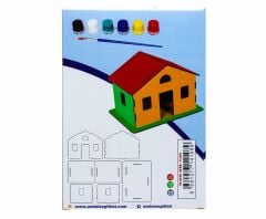 Toptan Boyama Ahşap Ev Seti