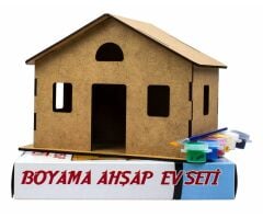 Toptan Boyama Ahşap Ev Seti