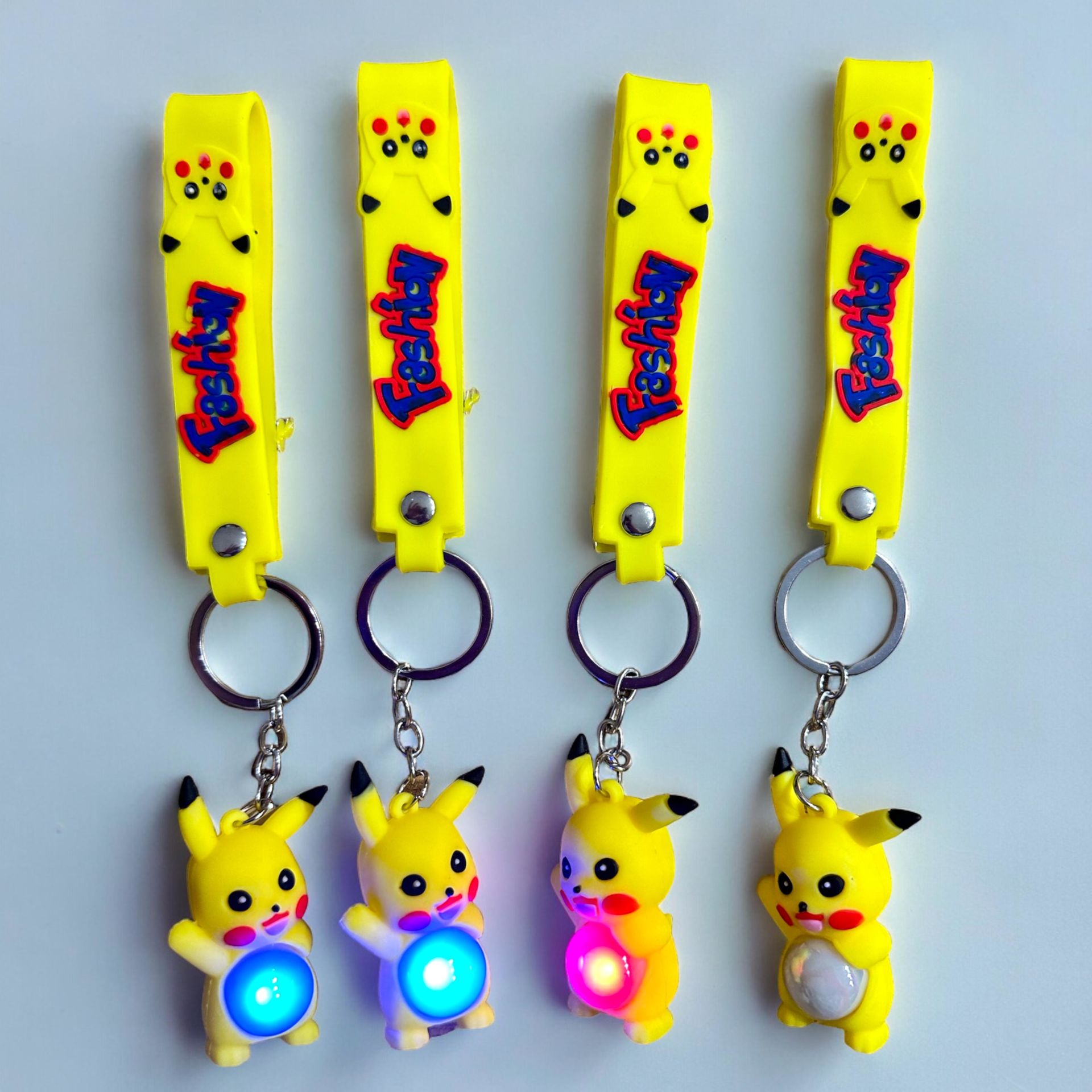 Toptan Işıklı Anahtarlık Pikachu Model