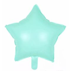 Toptan Folyo Balon Makaron Mavi Yıldız Modeli