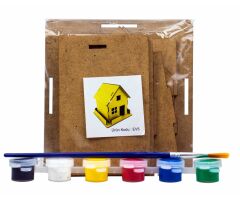 Toptan Boyama Ahşap Çitli Ev Seti