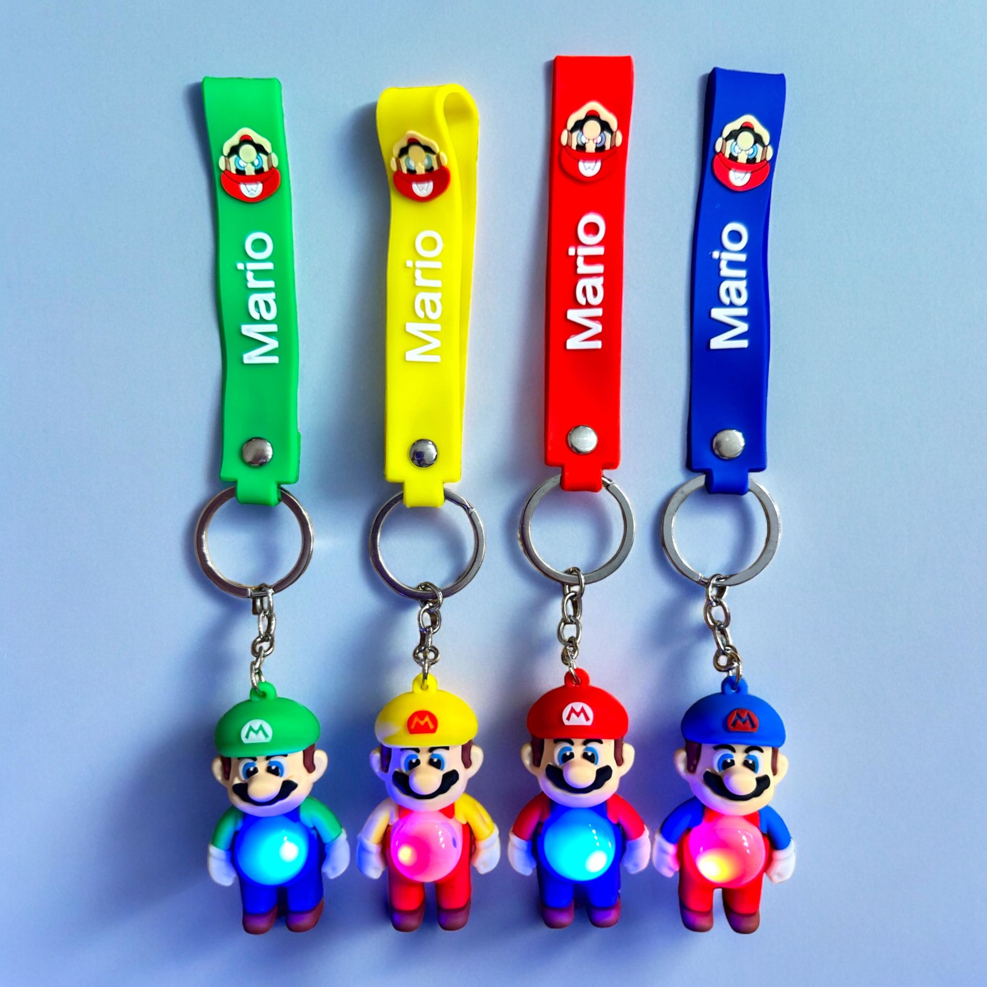 Toptan Işıklı Anahtarlık Mario Model