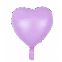 Toptan Folyo Balon Makaron Mor Kalp Model