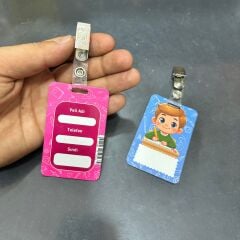 Toptan İsimli Yaka Kartı Kız Model