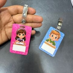 Toptan İsimli Yaka Kartı Kız Model