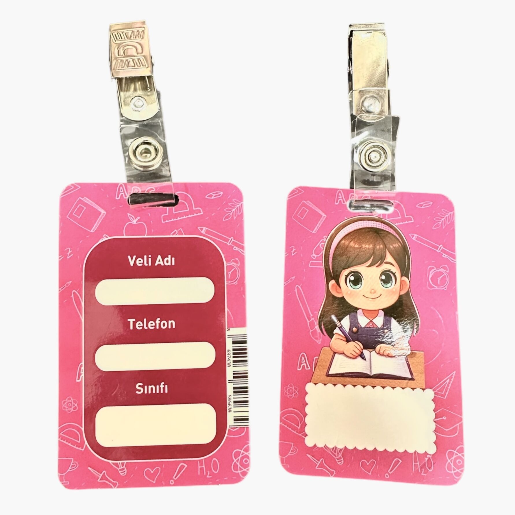 Toptan İsimli Yaka Kartı Kız Model