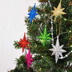 Toptan Yılbaşı Ağaç Süsü Kutup Yıldızı 6lı