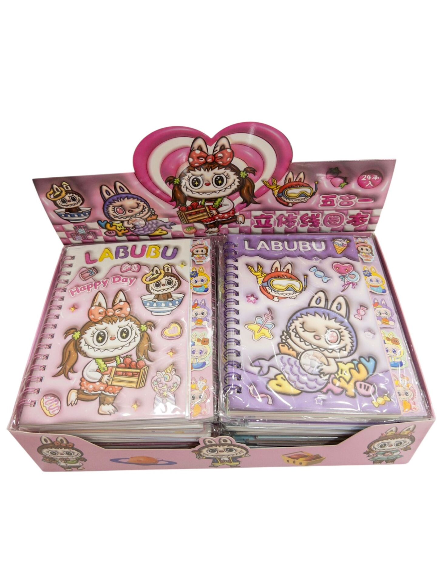 Toptan Labubu Sticker Defter