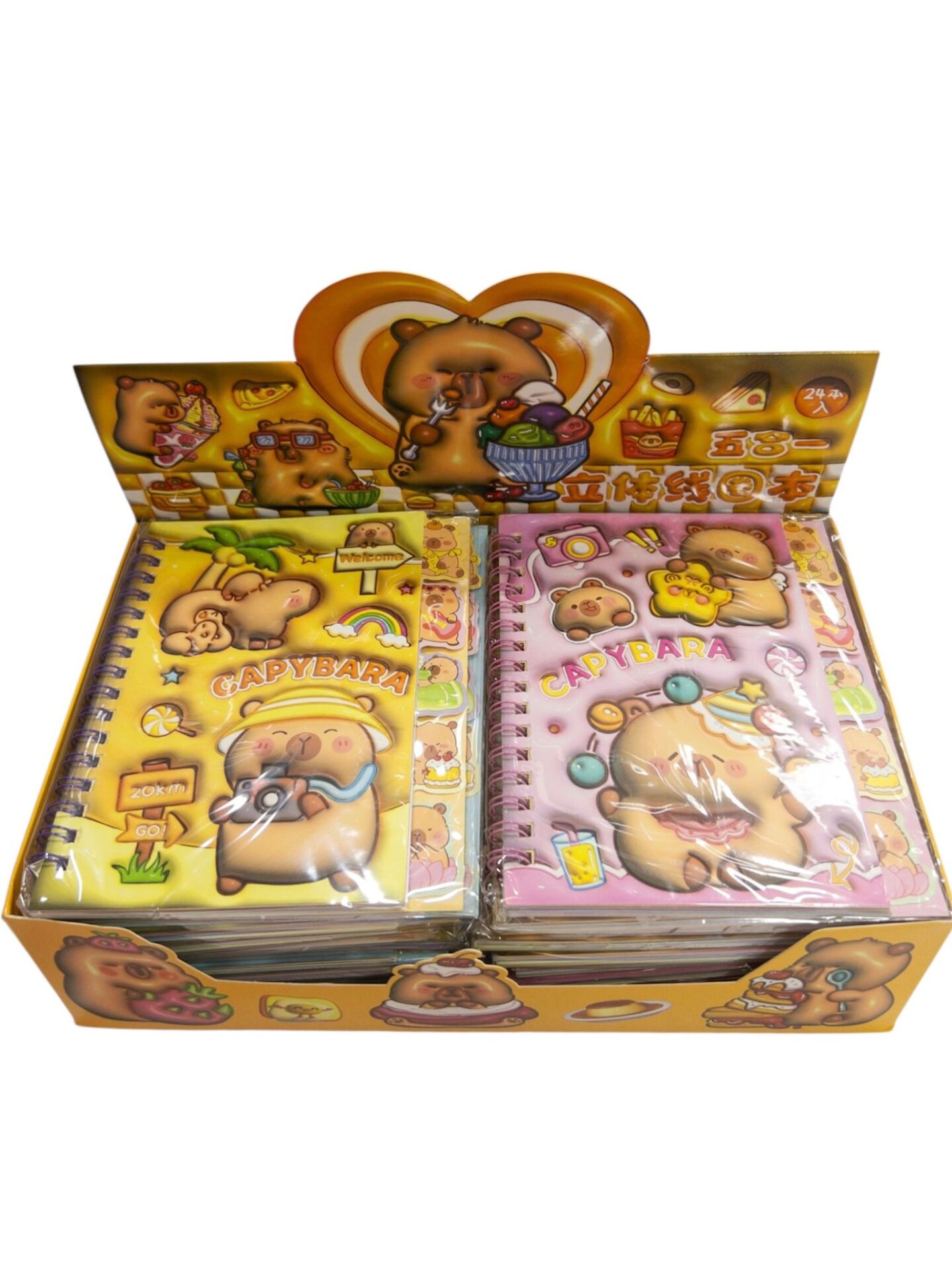 Toptan Capybara  Sticker Defteri