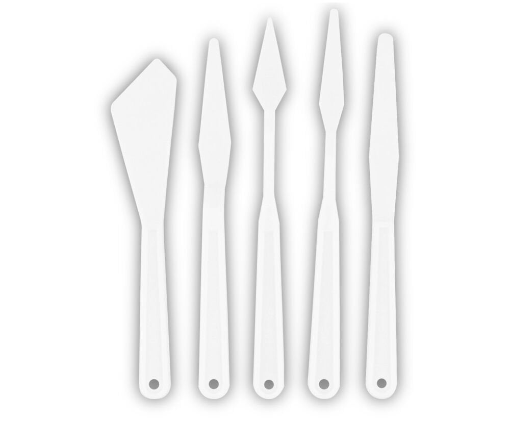 Toptan Spatula Plastik 5'Li Set