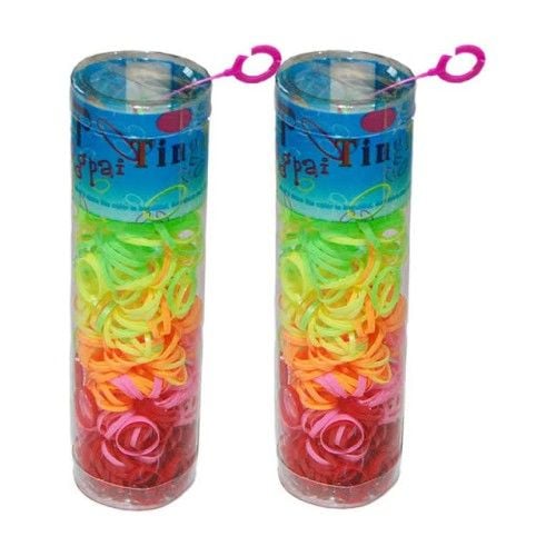 Toptan Oyuncak Tüplü Lastik Toka 12 li