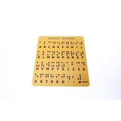 Toptan Oyuncak Türkçe Braille Alfabesi Kare Model