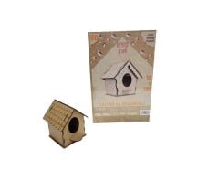 Toptan 3D Kuş Evi Ahşap Maket