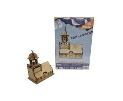 Toptan 3D Kız Kulesi Mini Ahşap Maket