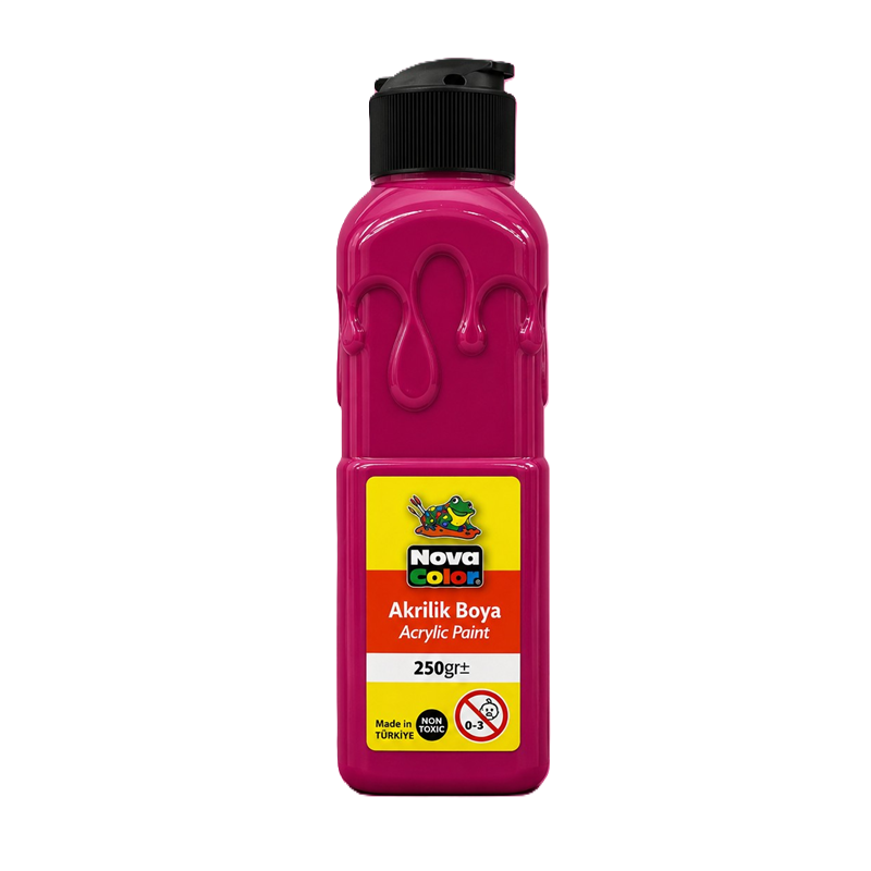 Toptan Nova Color Akrilik Boya 250 Gram Magenta Renk