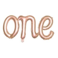 Toptan Folyo Balon One Rose Gold Model