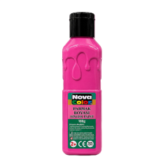 Toptan Nova Color Parmak Boyası 180 Gram Pembe Renk