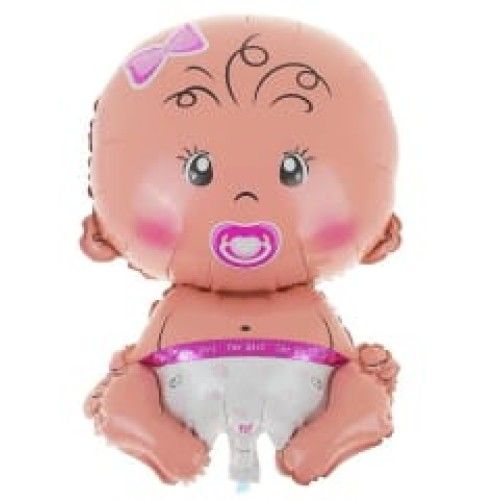 Toptan Folyo Balon Pembe Bebek Model