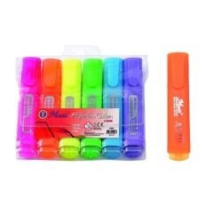 Toptan Masis 6 Renk Fosforlu Kalem