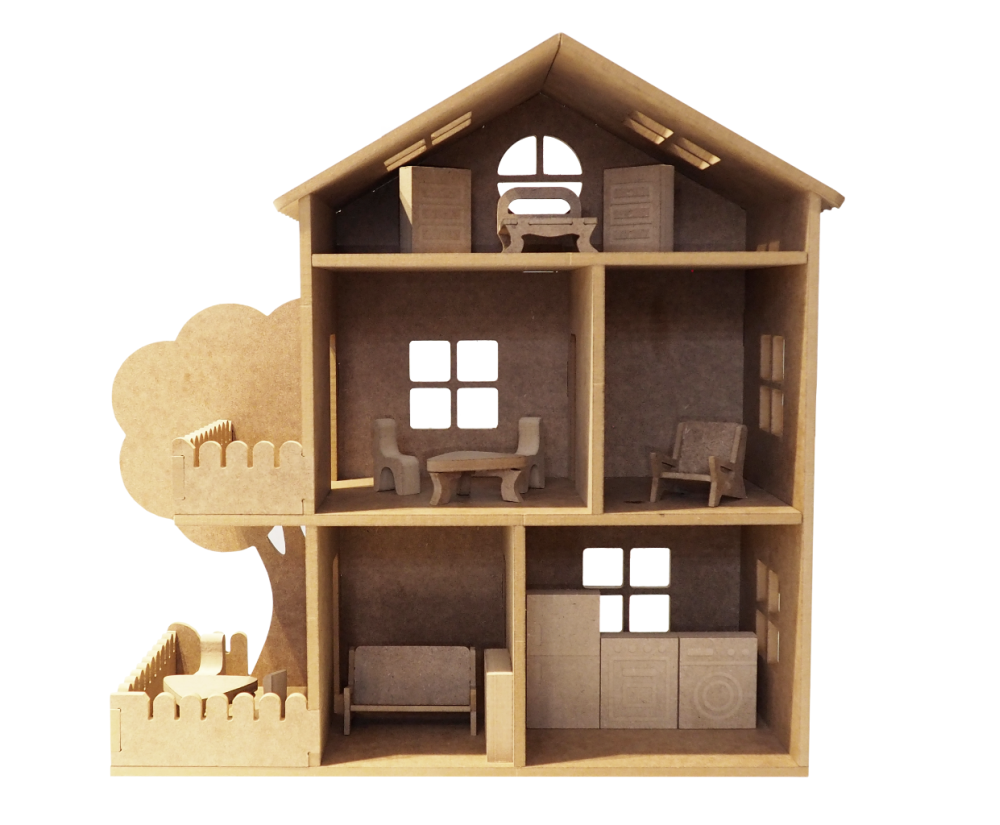 Toptan Eşyalı Barbie Evi