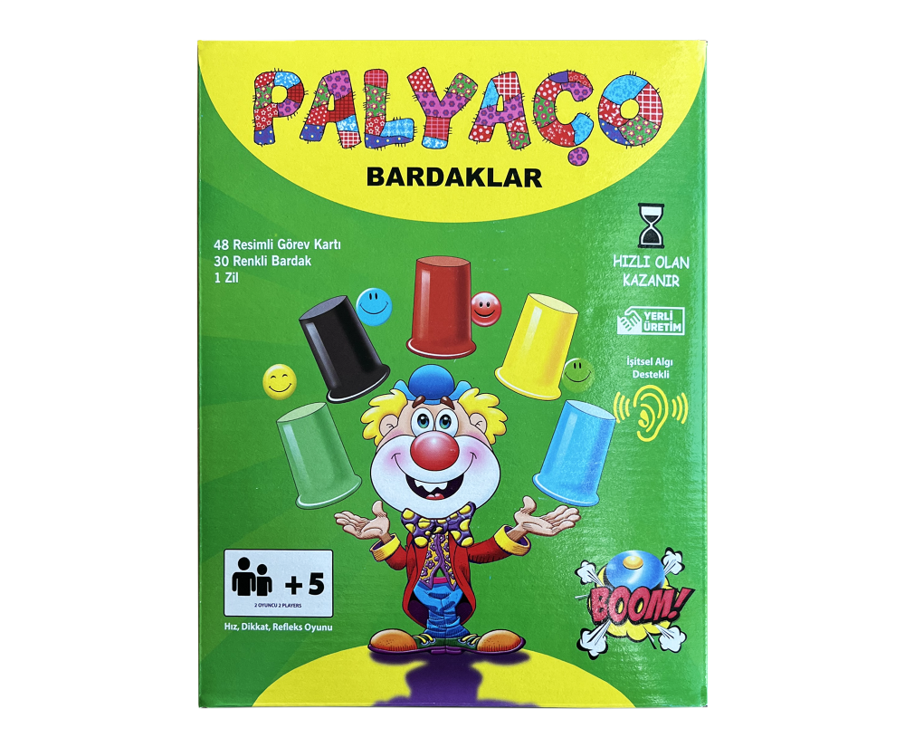 Toptan Palyaço Bardaklar Oyunu