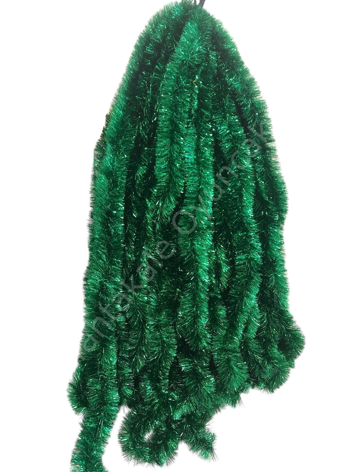 Toptan Sim Süs 2 Metre 6,5 Cm Yeşil