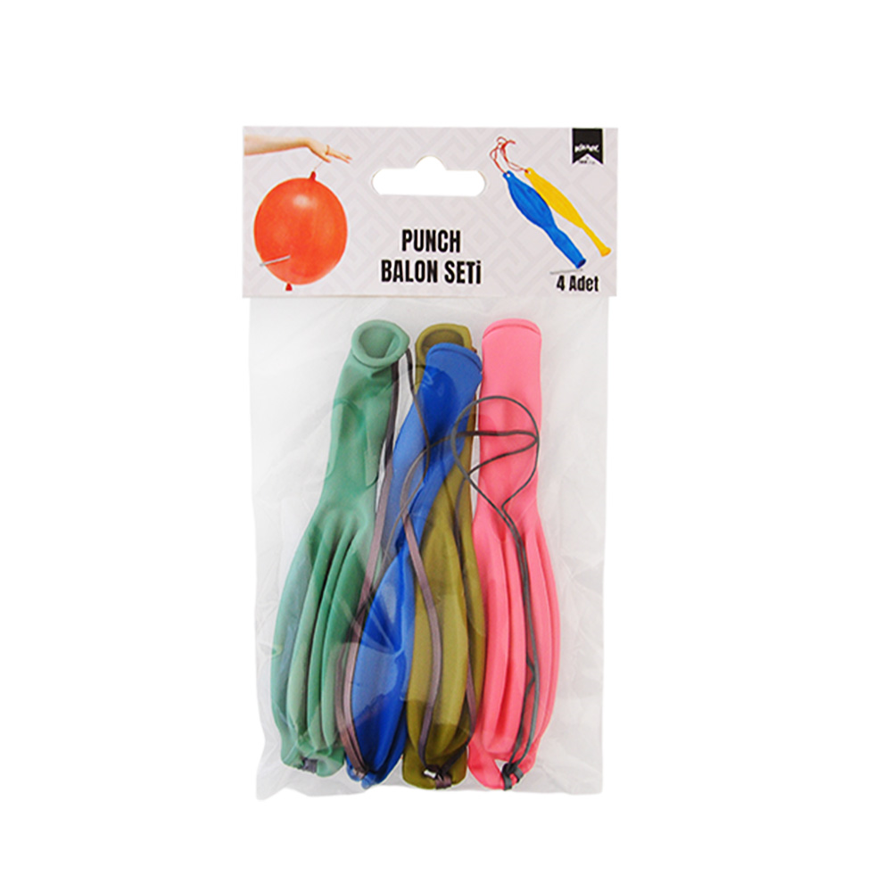 Toptan Punch Balon 4lü