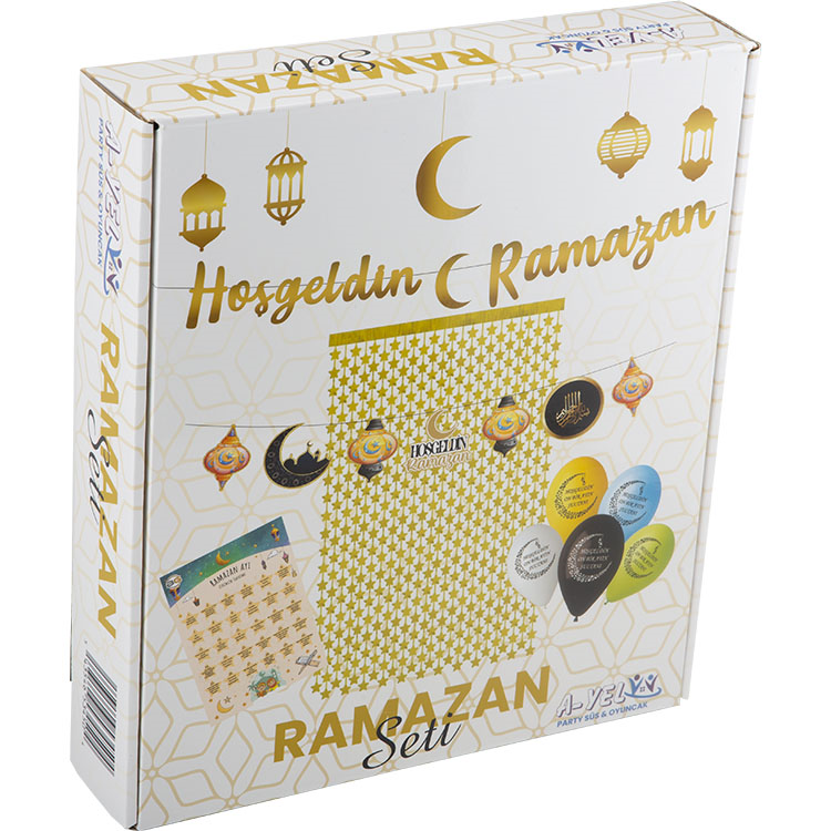 Toptan Hoş Geldin Ramazan Süsleme Seti