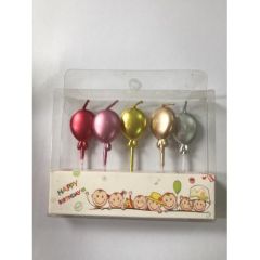 Toptan Parlak  Balon  Şeklinde Parti Mumu