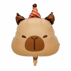 Toptan Capybara Kafa Folyo Balon
