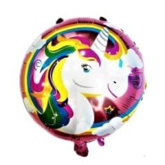 Toptan Folyo Balon Unicorn Yuvarlak Model