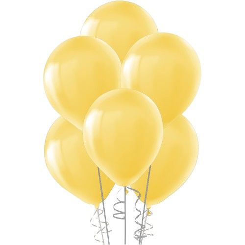 Toptan Pastel Sarı Renk Lateks Balon