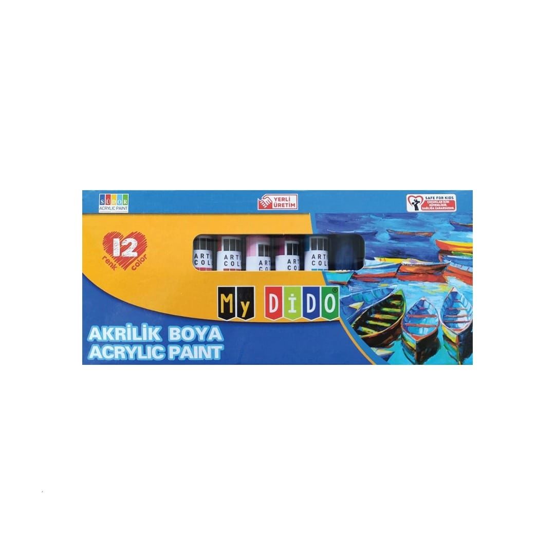 Toptan My Dido Akrilik Boya Seti 12 Renk