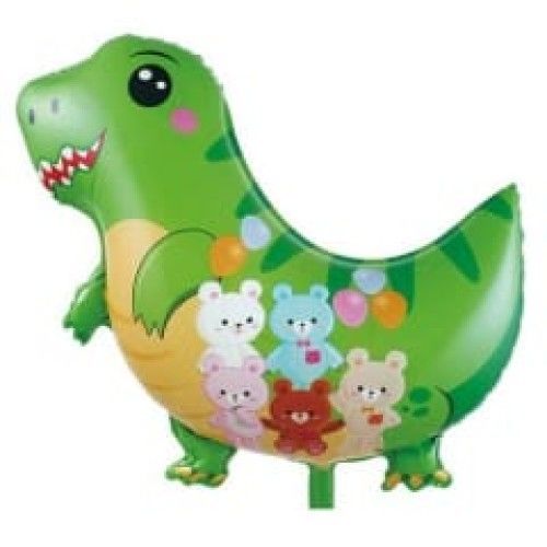 Toptan Folyo Balon Yeşil Dinozor Model