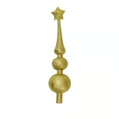 Toptan Çam Tepeliği Simli Uzun 30 cm Altın