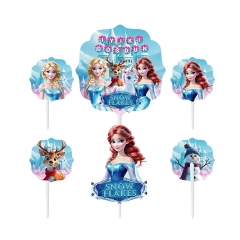 Toptan Doğum Günü Pasta Süsü Snowflakes