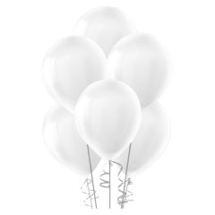 Toptan Pastel Beyaz Renk Lateks Balon