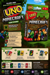 Toptan Uno Kart Minecraft