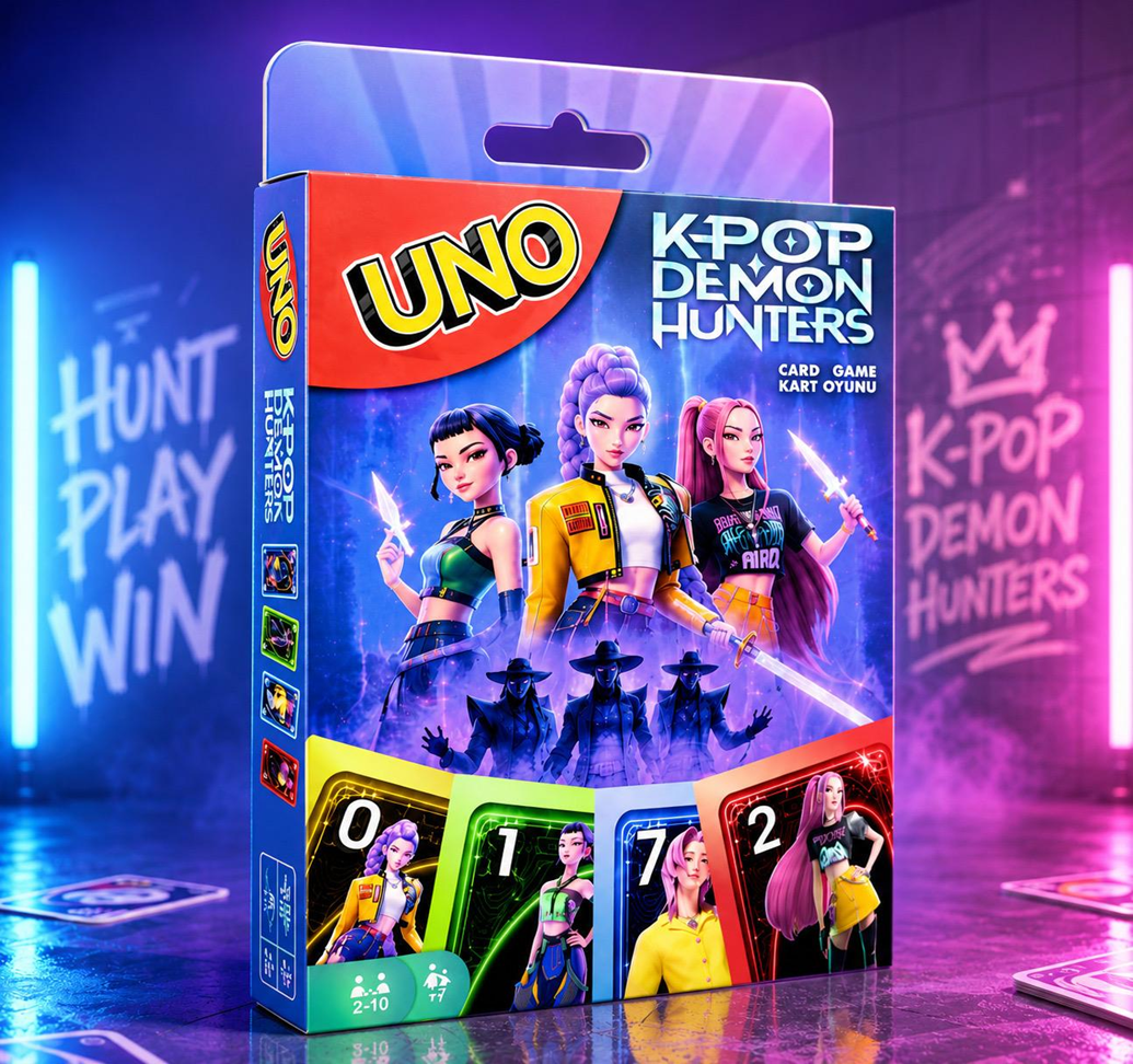 Toptan Uno Kart K-Pop Demon Hunters