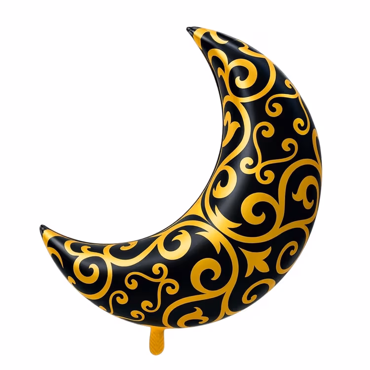 Toptan Desenli Ramazan Ay Folyo Balon